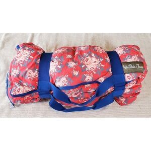 Matilda Jane Bed of Roses Girls Sleeping Bag Ruffles 56X27 Floral Cotton Cottage
